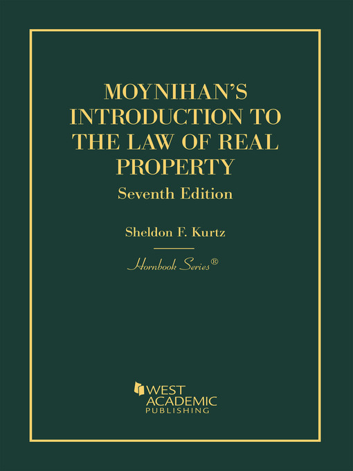 Title details for Introduction to the Law of Real Property by Sheldon F. Kurtz - Available